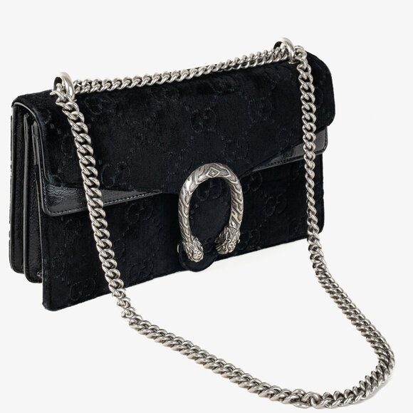 Gucci Velvet GG Monogram Dionysus Shoulder Bag - Picture 7 of 16